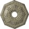 Ekena Millwork Nottingham Medallion (Canopies up to 4 5/8"), 18"OD x 3 1/2"ID x 1 1/2"P, Castle Stone Crackle CM18NTCSC - alternate 1